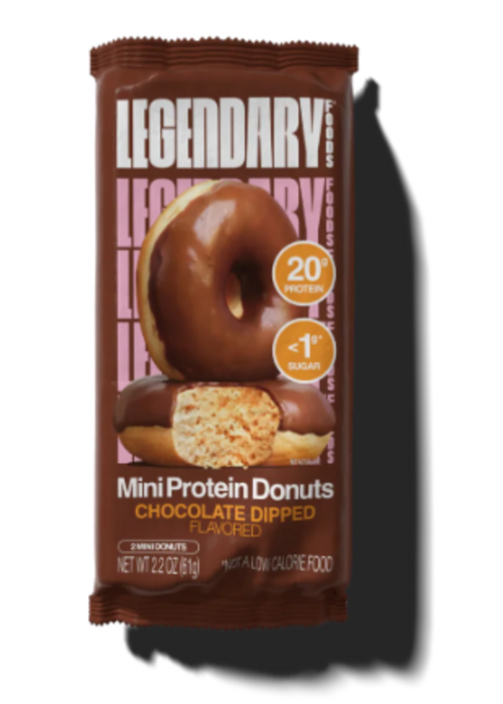 Legendary Foods Legendary Donut Chocolate Dipped
