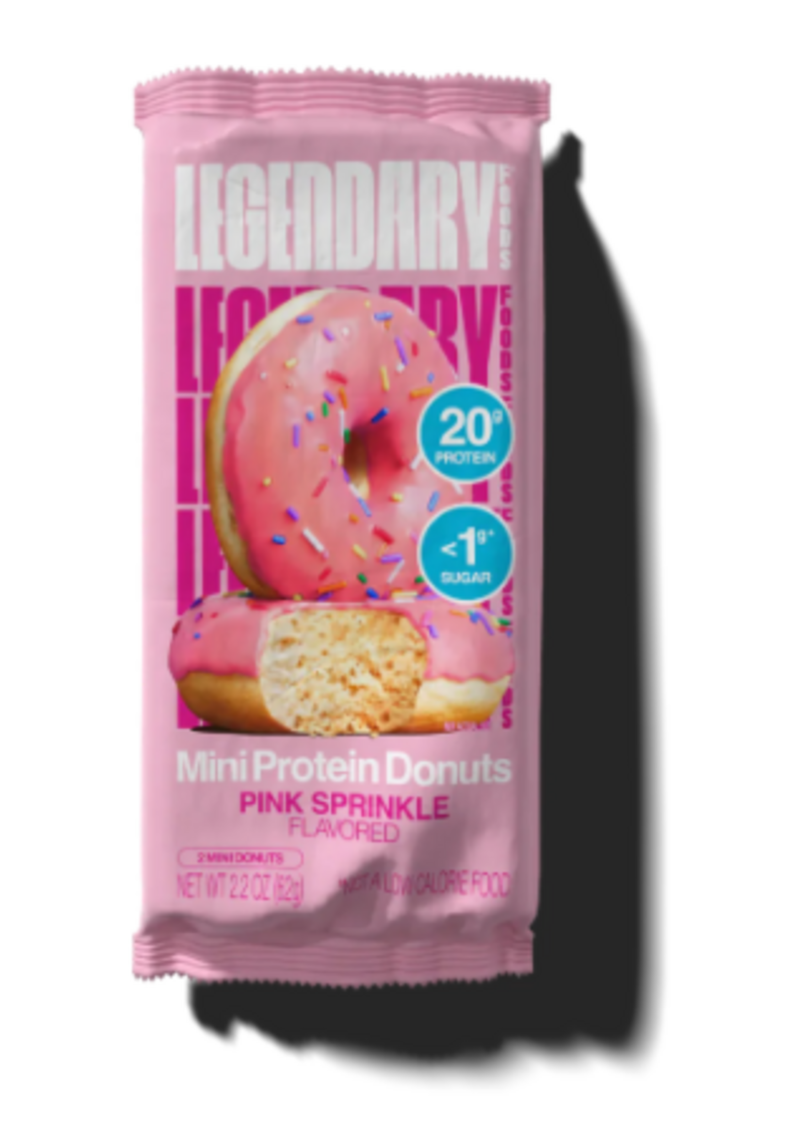 Legendary Foods Legendary Donut Pink Sprinkle