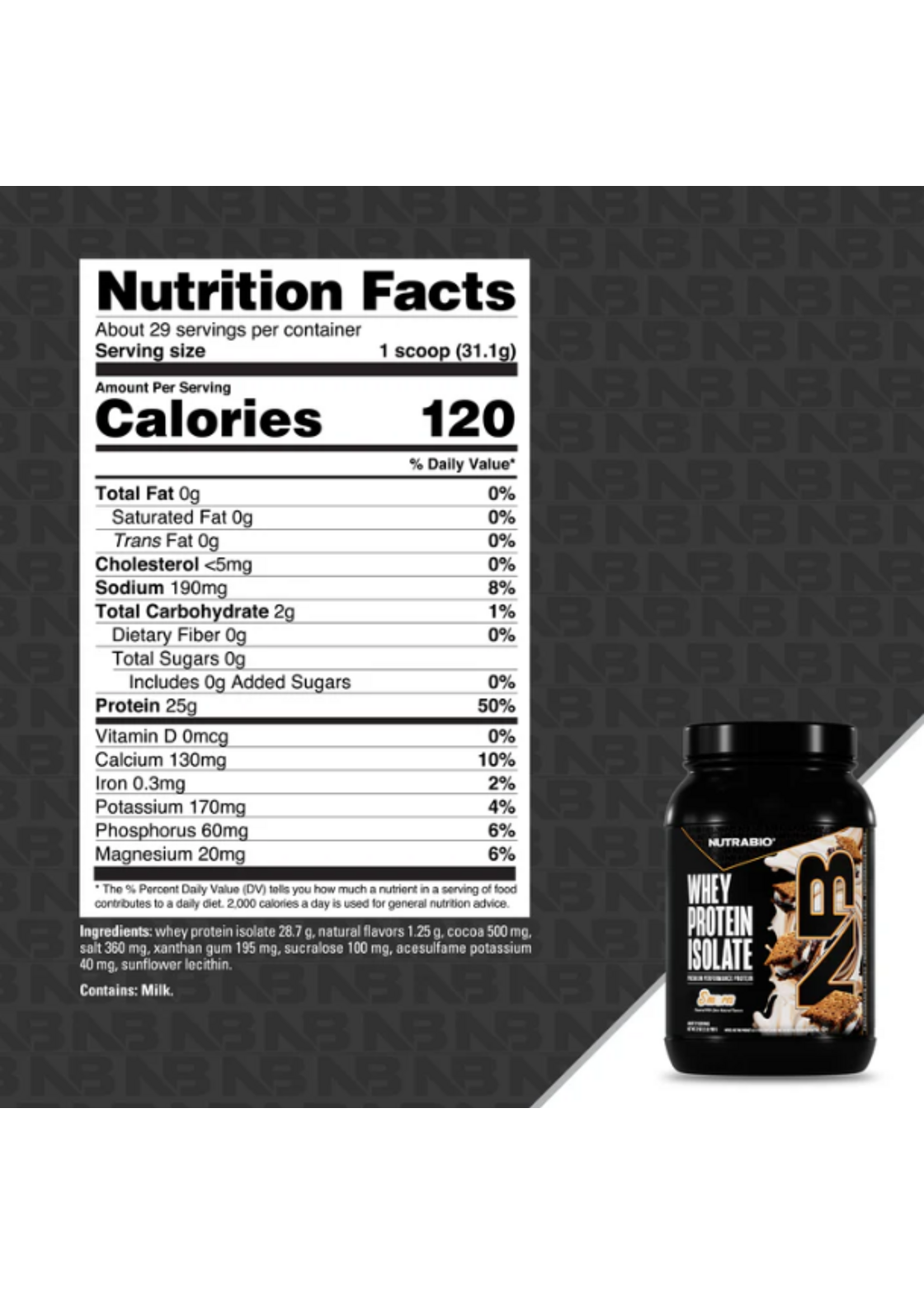 Nutra Bio Nutra Bio Whey Protein Isolate