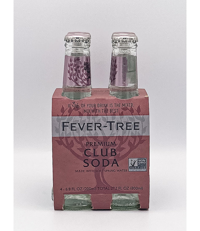 #Fever Tree Club Soda 4-Pack