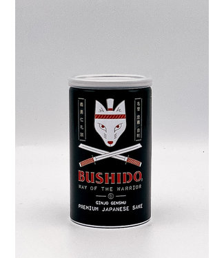 Bushido Way of the Warrior Ginjo Genshu Sake 180ml can