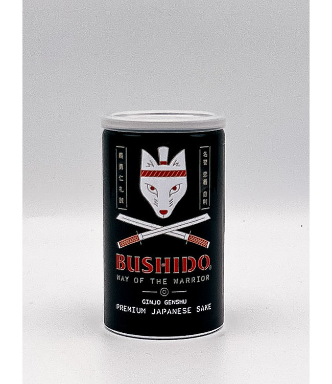 Bushido Way of the Warrior Ginjo Genshu Sake 180ml can