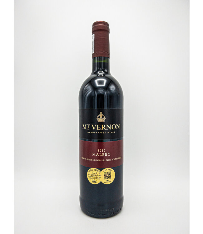 Mt. Vernon South African Malbec 2020