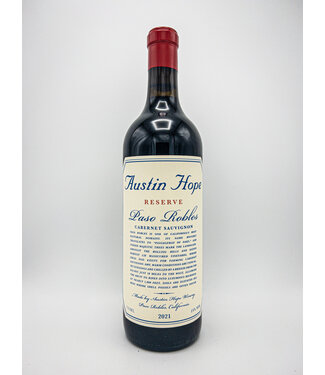 Austin Hope Reserve Cabernet Sauvignon 2021