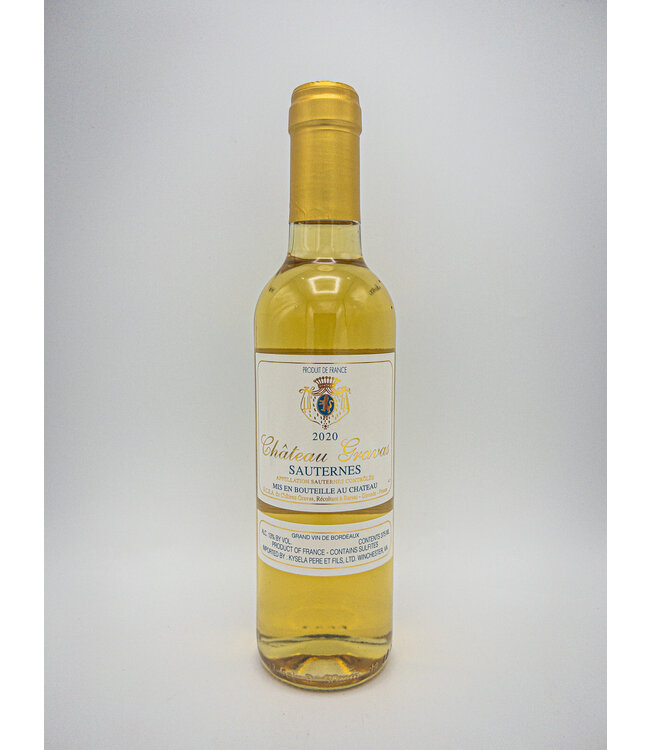 Chateau Gravas Sauternes 2022 375ml