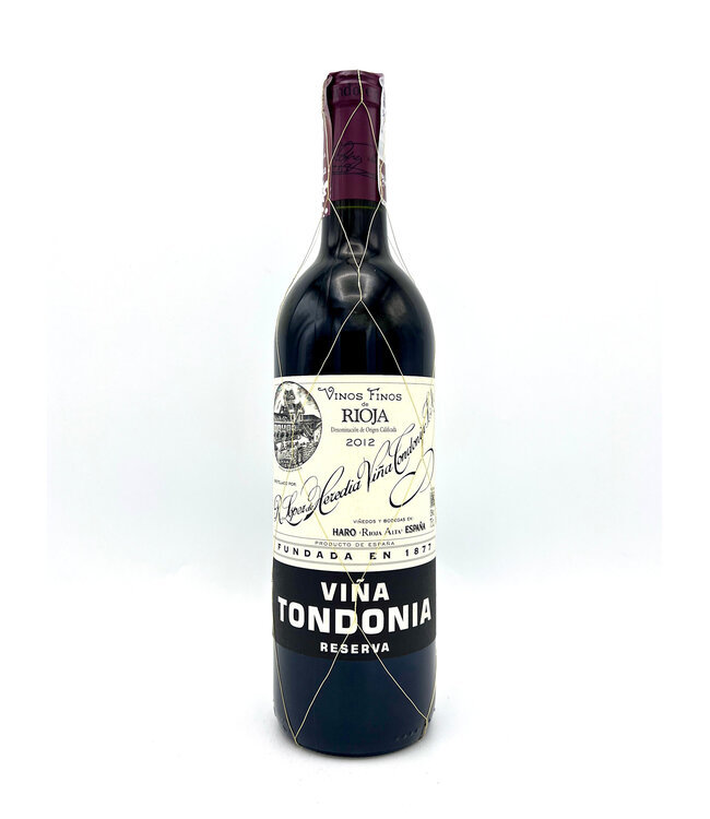 Lopez de Heredia Tondonia Reserva Rioja 2012