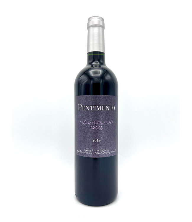 Pentimento Cotes de Bordeaux 2019