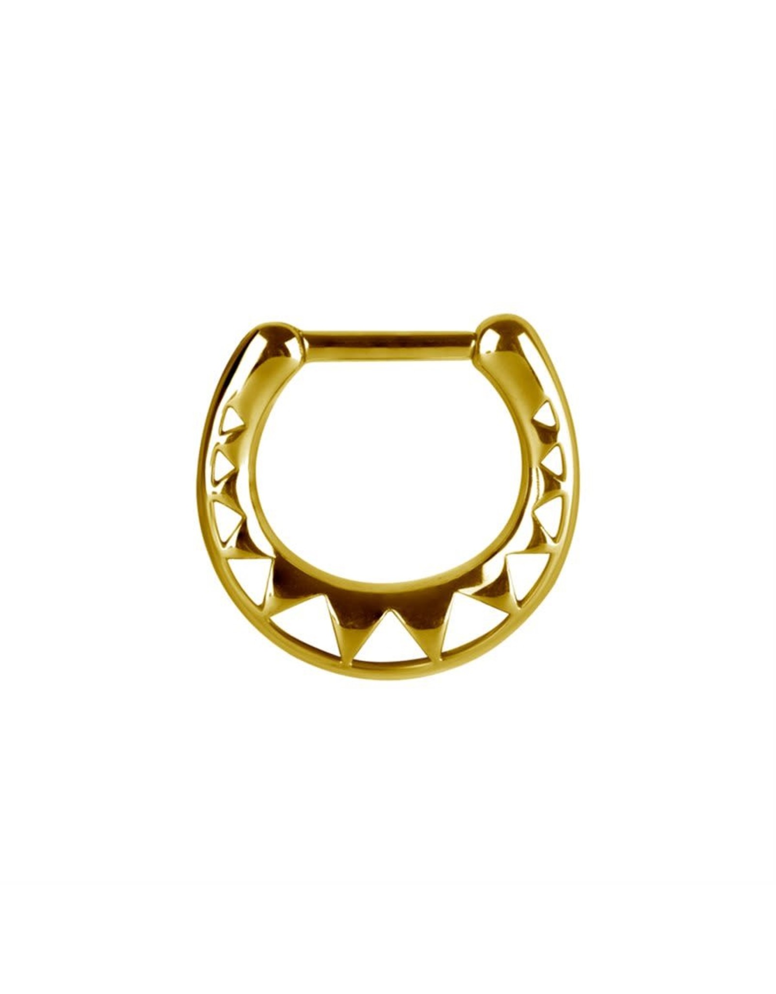 Stainless Septum Aztec 16 ga 8 mm