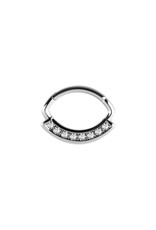 Stainless Septum Aztec Pierre cz 16 ga 6 mm