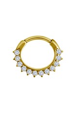 Gold PVD Septum Diamant Gold PVD 8mm