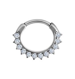 Stainless Septum Diamant Steel 8 mm
