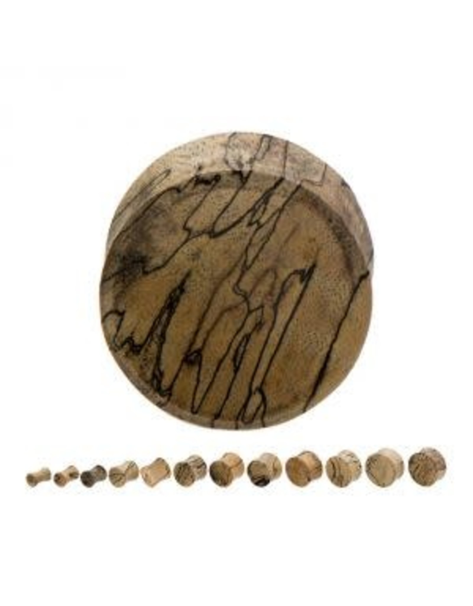 Wood Plug Bois pâle Marbré