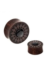 Wood Double Flared Bois Onyx