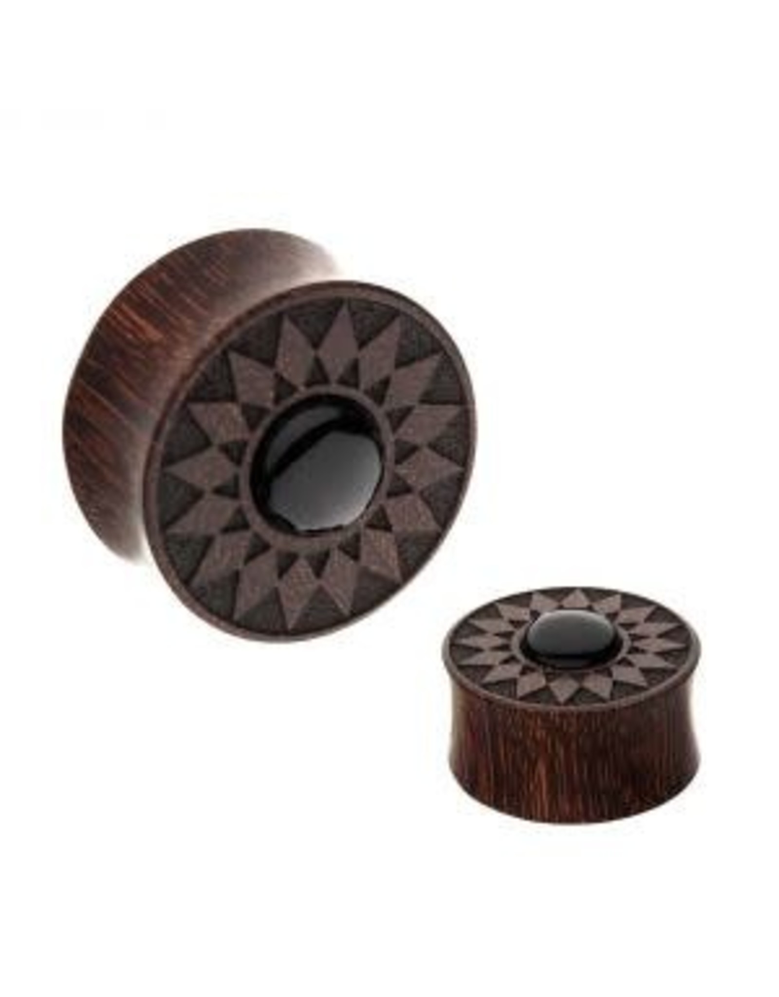Wood Double Flared Bois Onyx