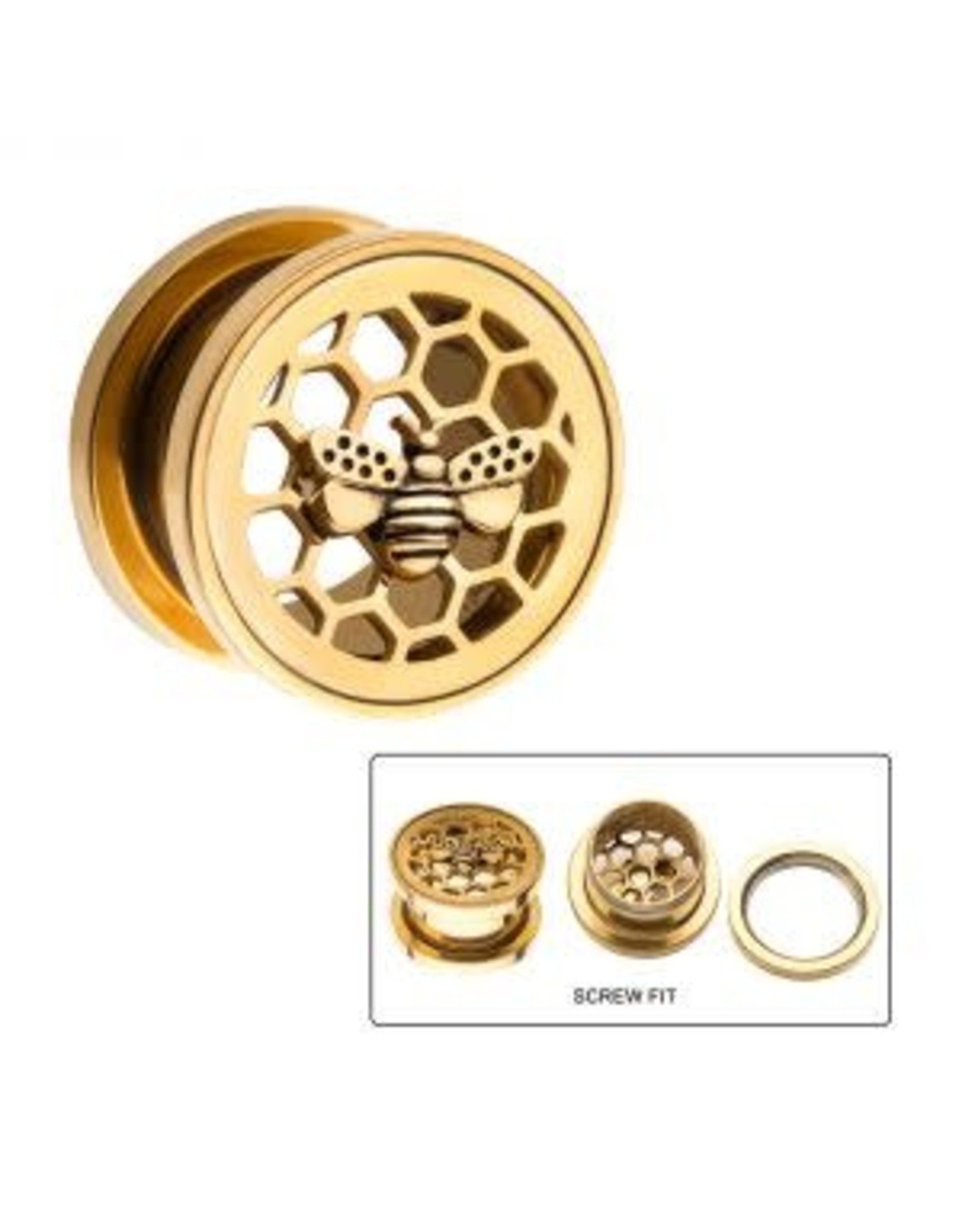 Gold PVD Plug Abeille Gold Pvd