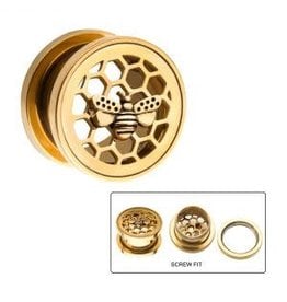 Gold PVD Plug Abeille Gold Pvd