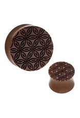 Wood Double Flared Flower Wood