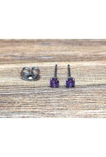 Stainless Boucle d'oreille Diamant Papillon