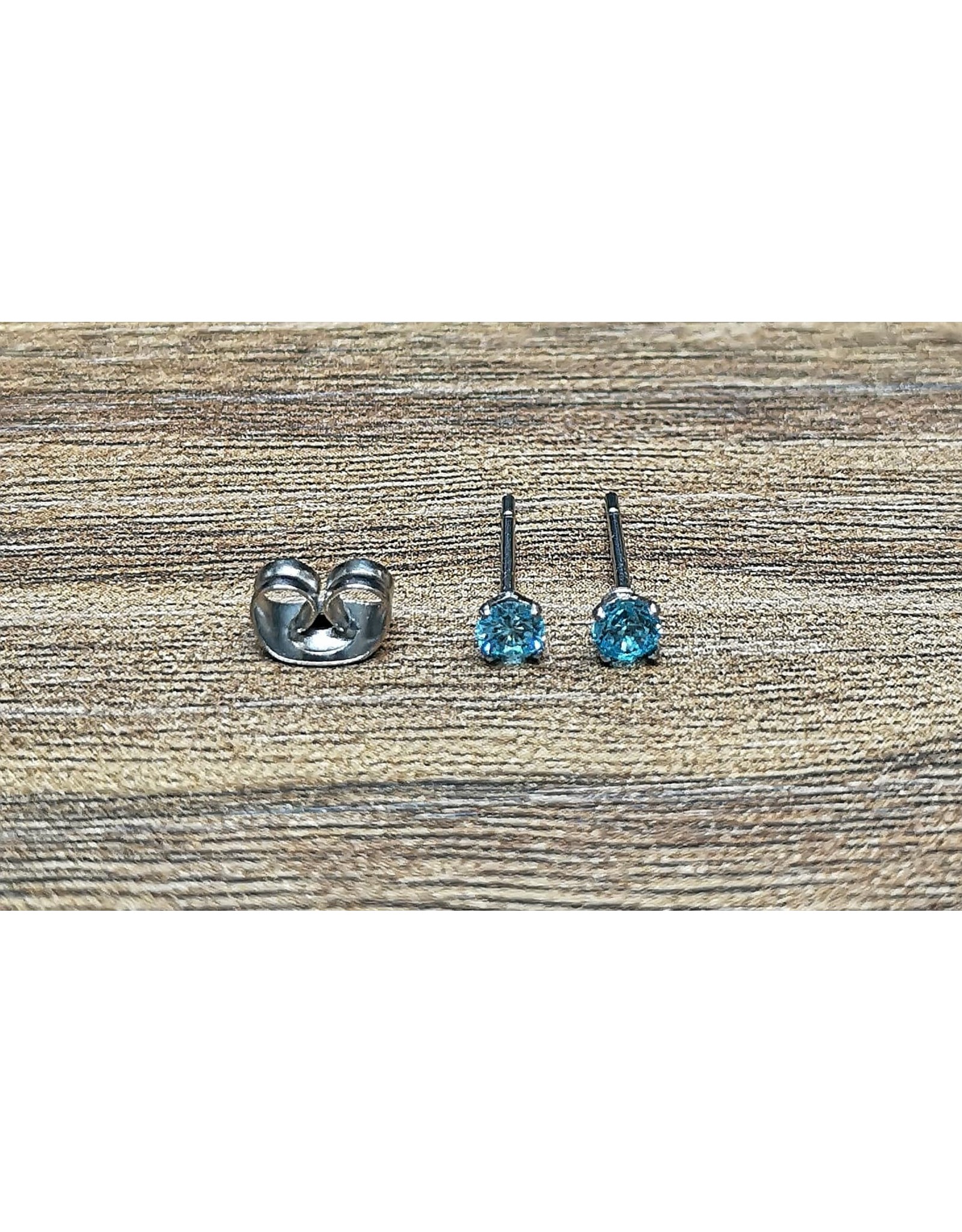 Stainless Boucle d'oreille Diamant Papillon
