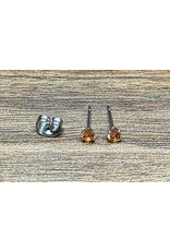 Stainless Boucle d'oreille Diamant Papillon