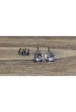 Stainless Boucle d'oreille Diamant Papillon Large