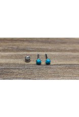 Stainless Boucle d'oreille Vissée Opale