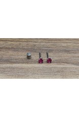 Stainless Boucle d'oreille Vissée Diamant