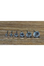 Stainless Boucle d'oreille Diamant Papillon Large