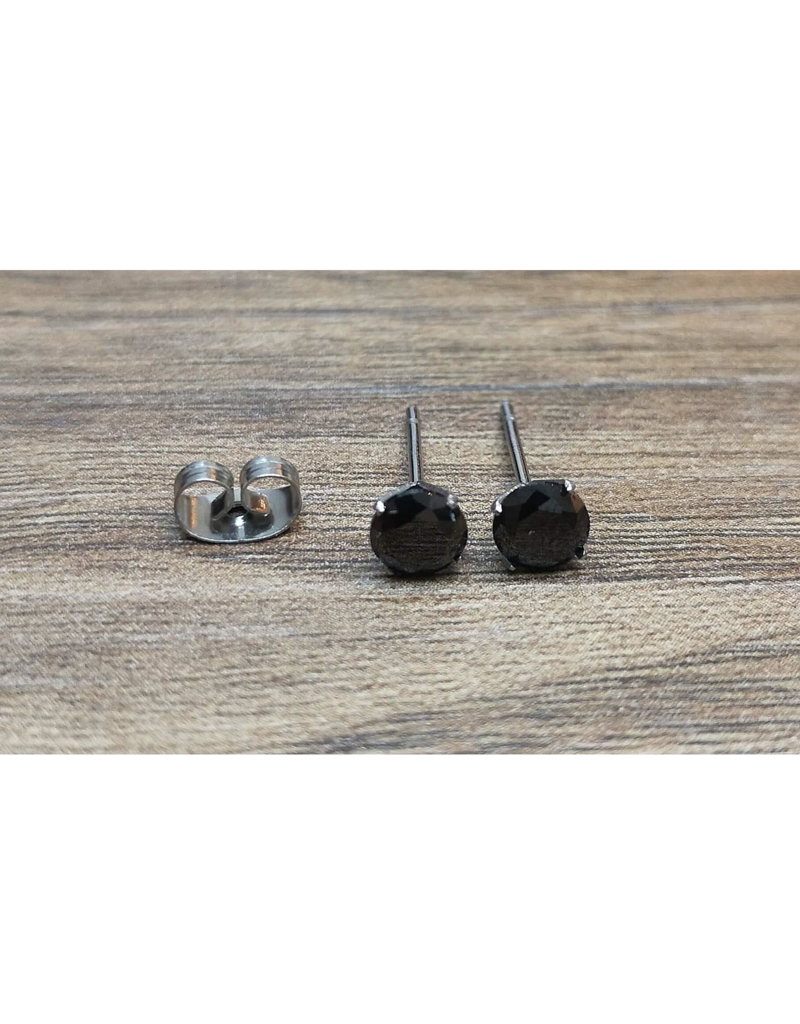 Stainless Boucle d'oreille Diamant Papillon Large