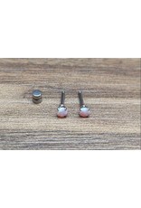 Stainless Boucle d'oreille Vissée Opale