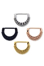 Stainless Clicker pour sein Ornate 14G/14mm