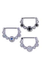 Stainless Clicker Sein cercle varié Diamant