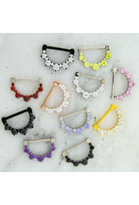 Stainless Clicker Sein  11 pierres 14G
