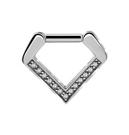 Stainless Septum Triangle Diamant
