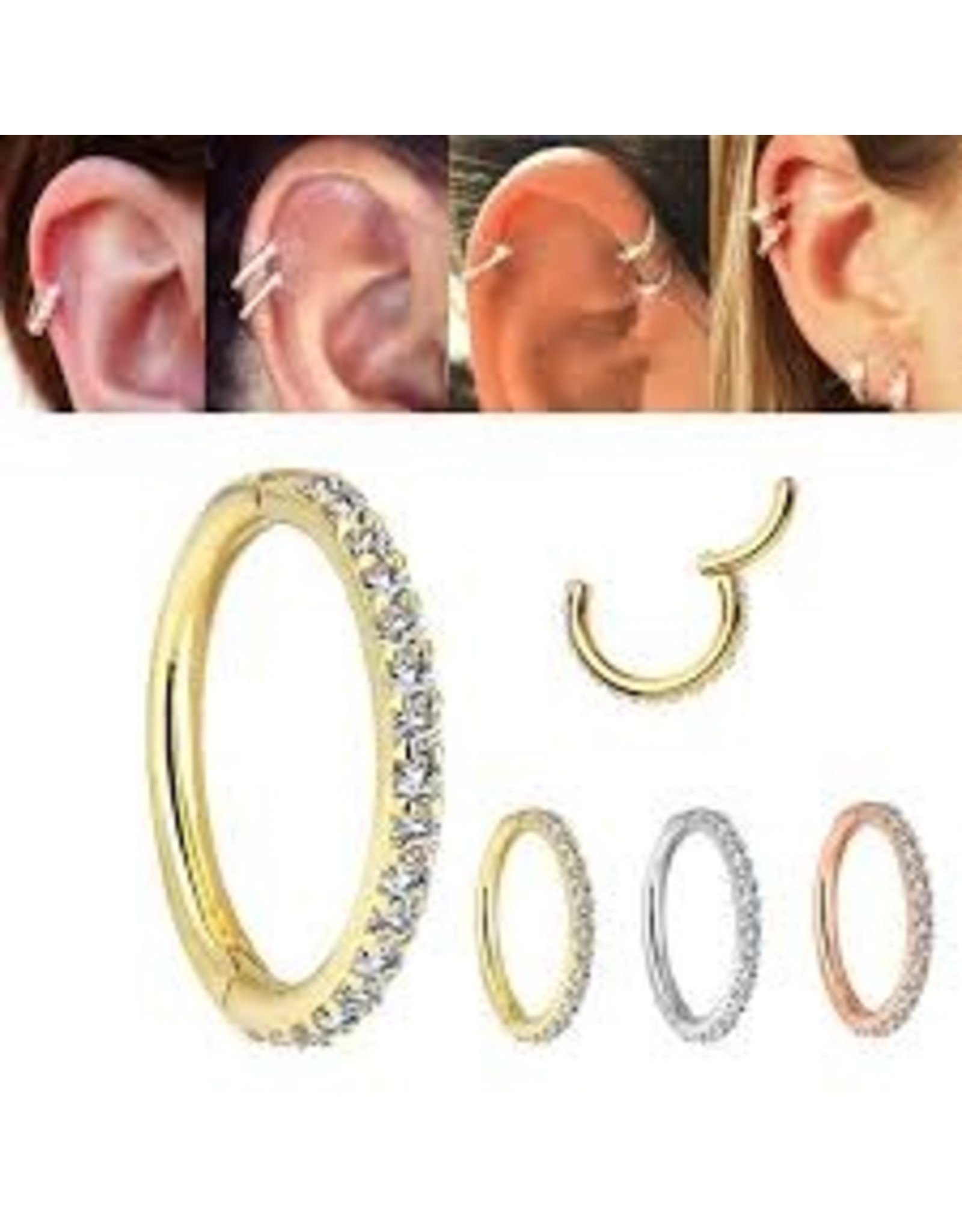 Stainless Clickers Diamant complet