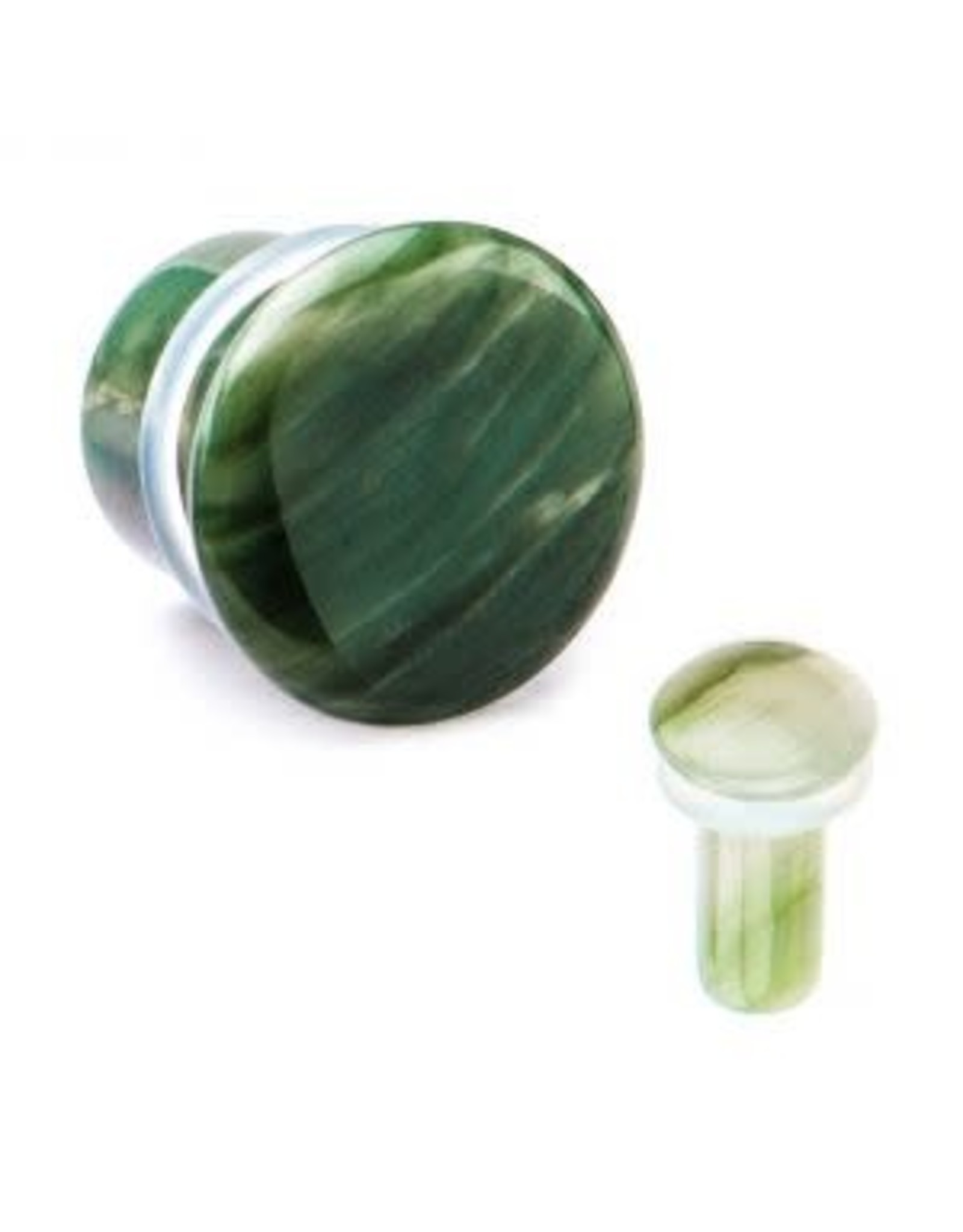 Single Flare Green Line Jasper Stone