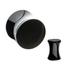 Plug Pleine Acrylique Noir