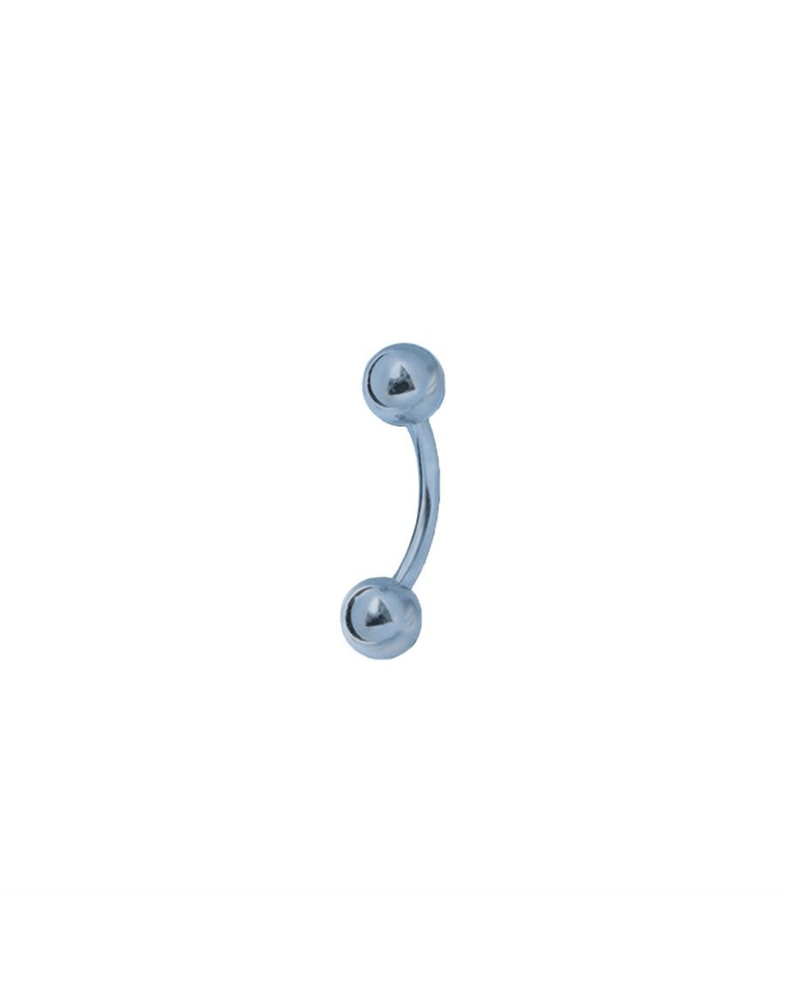 Barbell 16ga Titanium coloré