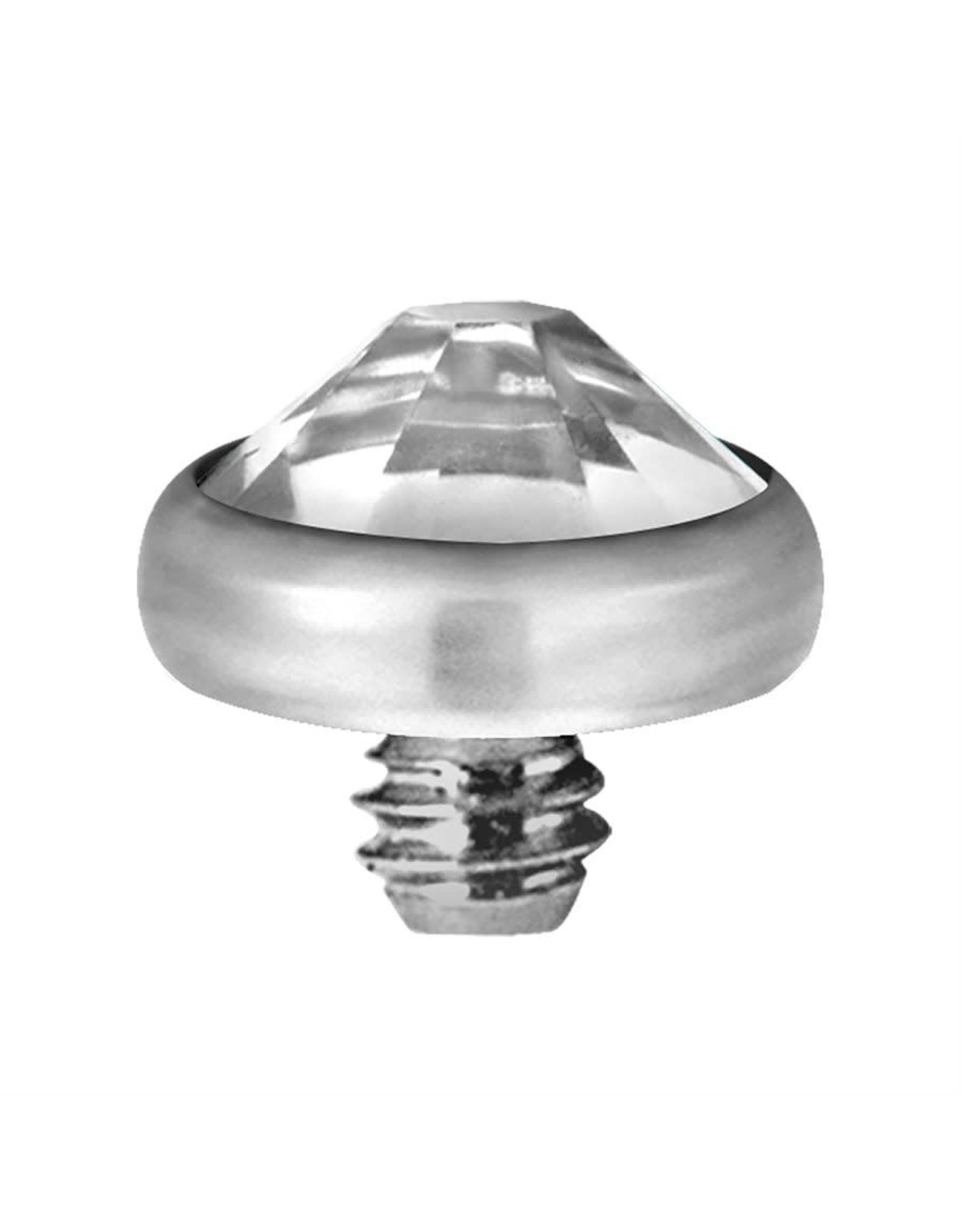Tête de dermal titanium diamant