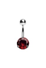 Stainless Nombril Steel Diamant Rond10
