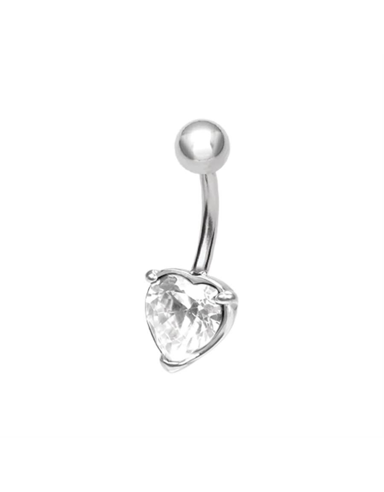 Stainless Nombril Steel Coeur