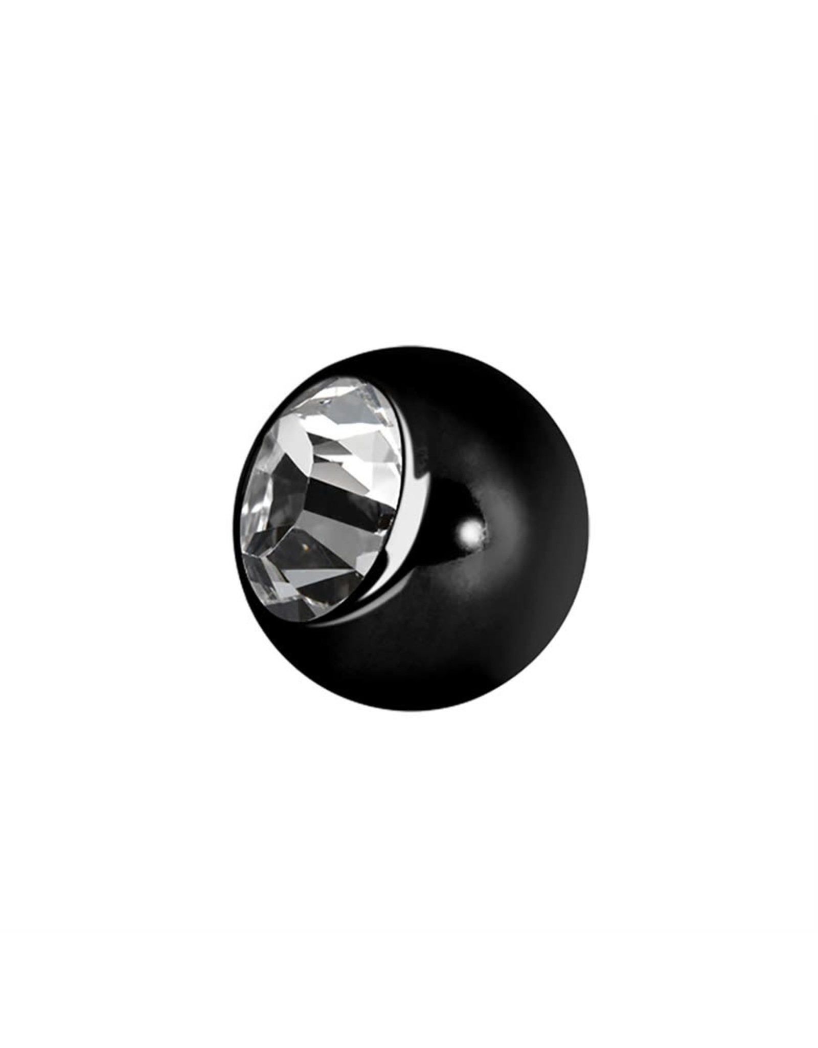 Black Steel Boule 16ga Black Steel avec Zircon