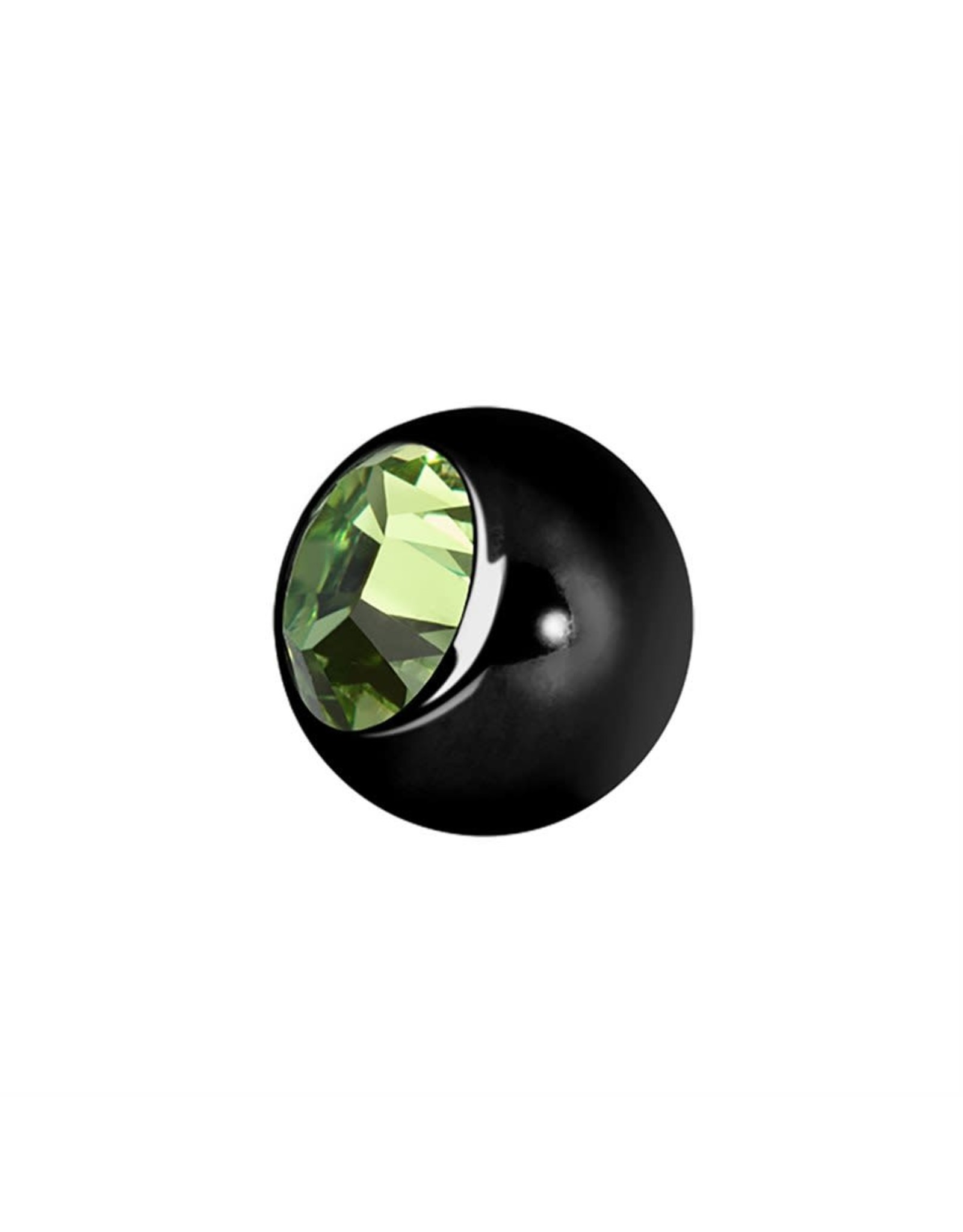 Black Steel Boule 16ga Black Steel avec Zircon