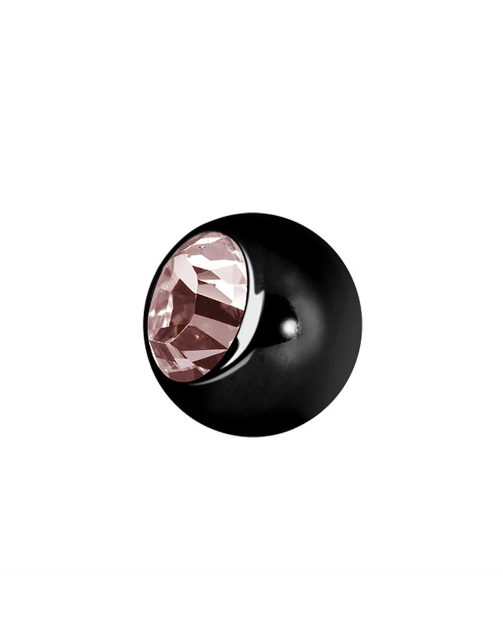 Black Steel Boule 16ga Black Steel avec Zircon