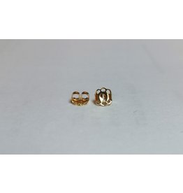 Gold Papillon pour boucle d'oreille 10K l'unité