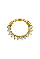 Gold PVD Septum Diamant Gold PVD 8mm