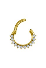 Gold PVD Septum Diamant Gold PVD 8mm