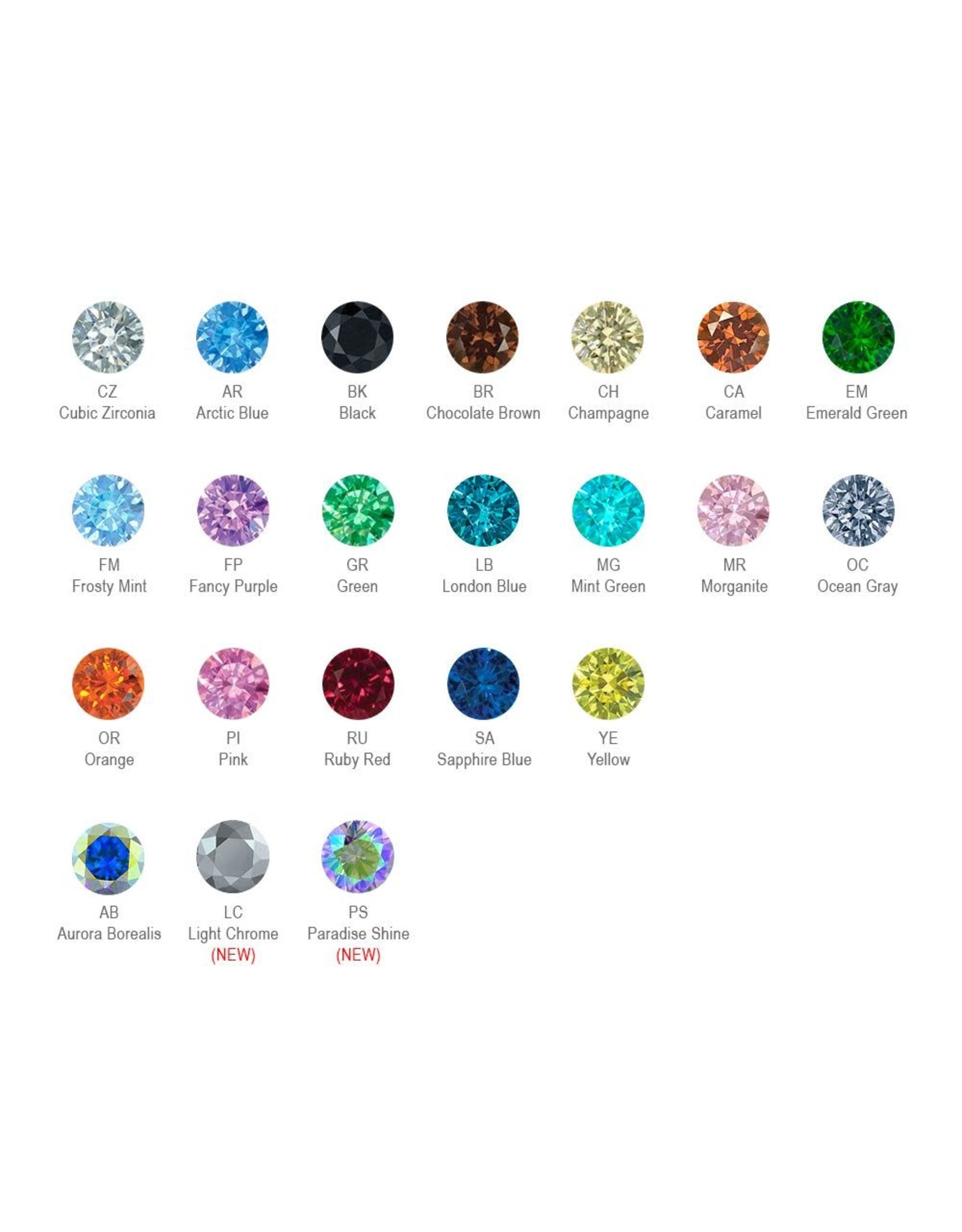 Embout Threadless Titanium Diamant
