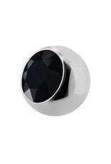 Stainless Boule 16ga avec Zircon