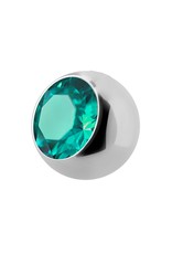 Stainless Boule 16ga avec Zircon